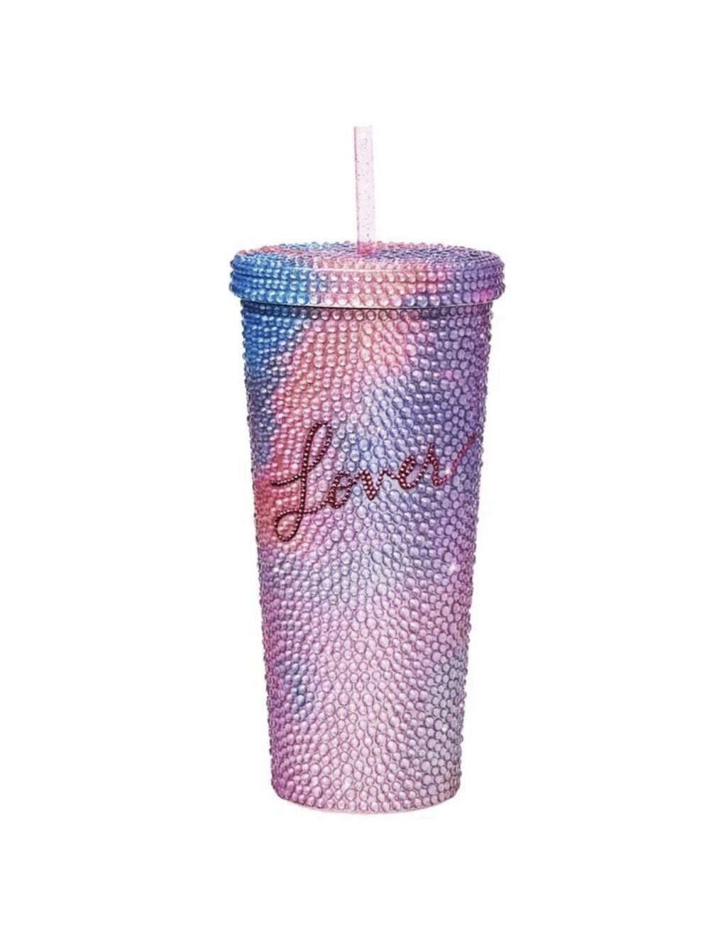 Taylor Swift Lover 24 oz Rhinestone Tumbler Limited Edition - Picture 2 of 3